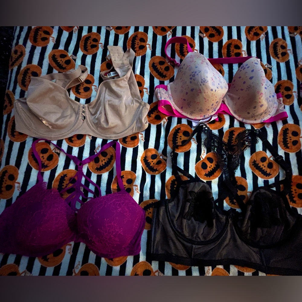 Like new lot of four bras